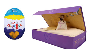 Baby♡Suprise® Dream Amora Soul Schlafsack in Blau, Gelb, Weiß und Violett als Produktübersicht
