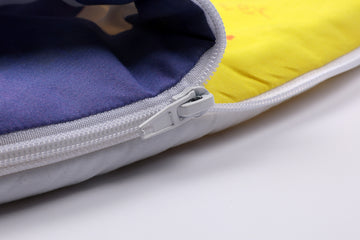 Reißverschluss und gelbes Innenfutter des Baby♡Suprise® Dream Amora Soul Schlafsacks