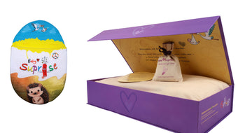 Baby♡Suprise® Dream Eiora Kirpi Schlafsack in Blau, Gelb, Weiß und Olivgrün als Produktübersicht