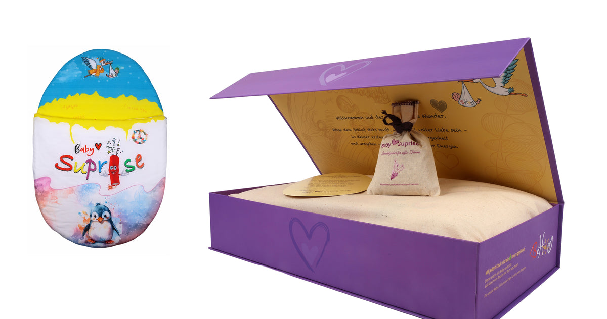 Baby♡Suprise® Dream Eiora Pingu Schlafsack in Blau, Gelb, Weiß und Rosa als Produktübersicht