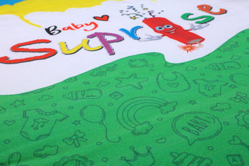 Nahaufnahme des feinen Baby-Symbolen auf dem Baby♡Suprise® Dream Wonder Green Schlafsack