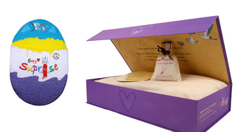 Baby♡Suprise® Dream Wonder Purple Schlafsack in Violett, Blau, Gelb und Weiß als Produktübersicht