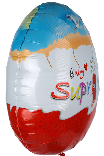 Seitliche Ansicht des Baby♡Suprise® Fly Little Wonder Heliumballons von rechts
