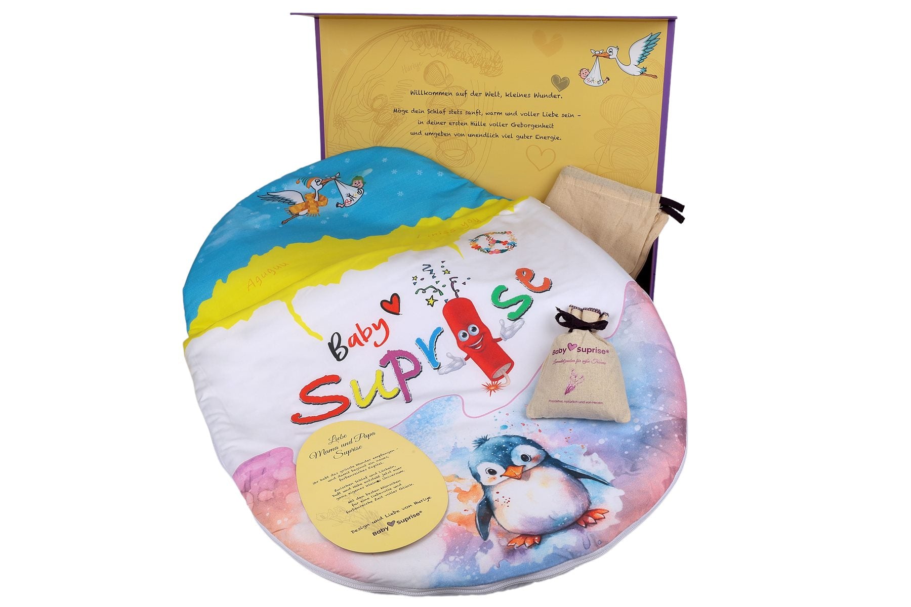 Baby♡Suprise® DreamEgg und Geschenkverpackung