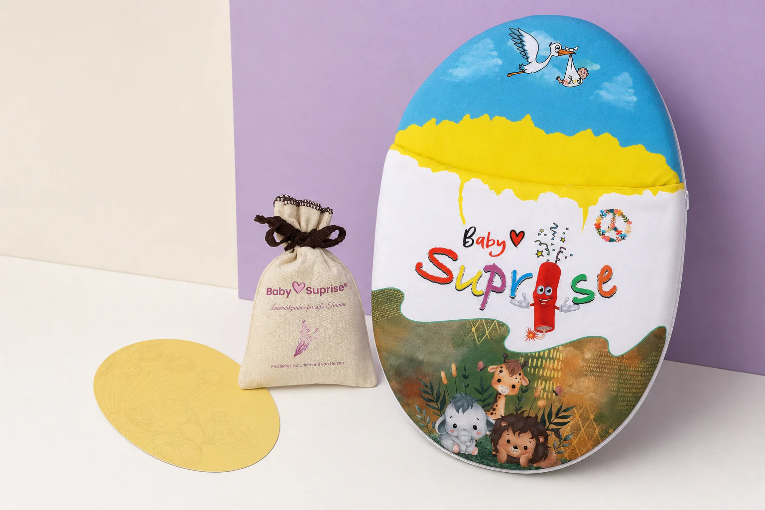 Baby♡Suprise® DreamEgg mit Originalbeutel und Geschenkkarte